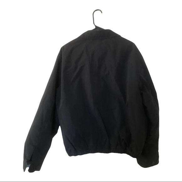 - POLO RALPH LAUREN XL Men's Oilcloth Waterproof Black Patina Bomber Jacket - Picture 3 of 6
